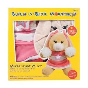  Colorbok Build A Bear Kit Tan Swirl Bunny Cheerleader 