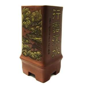  Happy Bonsai Tall Handpainted Zisha Pot Hight Classic 6 