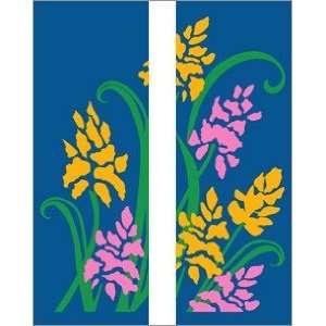   Banner Yellow & Pink Flowers Double Sided Patio, Lawn & Garden
