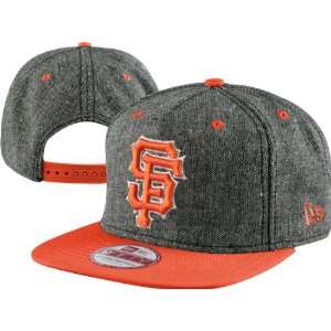 San Francisco Giants New Era A Frame Tweed Snapback Hat  