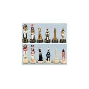  Egyptian II Chess Pieces King 3 1/4 Toys & Games