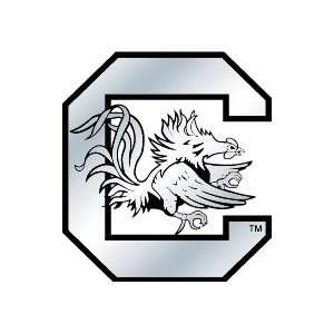  South Carolina Gamecocks Silver Auto Emblem *SALE* Sports 