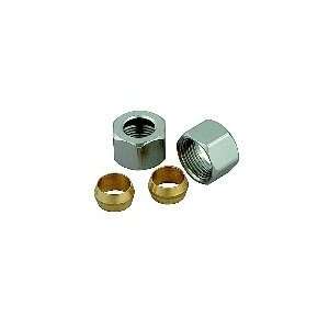 Compression Nuts & Sleeves, 3/8 OD Tube