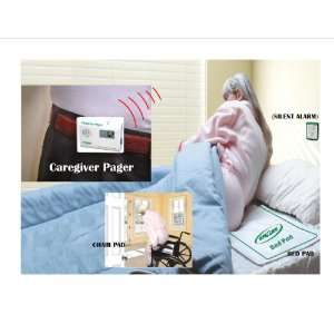   Alarm/pager with Both Bed & Chair Pads