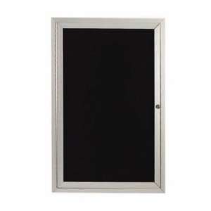  Aarco ADC2418L Message Center Board, 18W x 24H, enclosed 