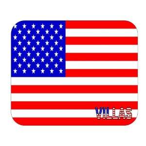  US Flag   Villas, Florida (FL) Mouse Pad 