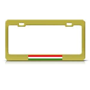  Hungary Flag Hungarian Country Metal License Plate Frame 