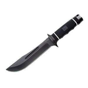 New Sog Knives Creed, Black Tini Straight Edge Kraton Handle Leather 