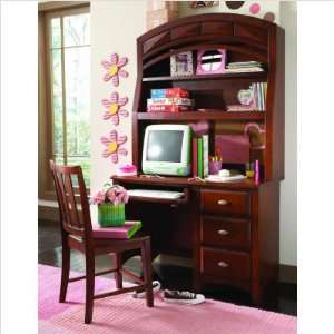   700 Sidney Merlot Student Computer Desk with Hutch Furniture & Decor