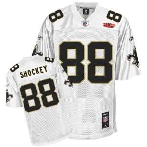   Saints Jeremy Shockey Super Bowl XLIV Replica White Jersey Sports