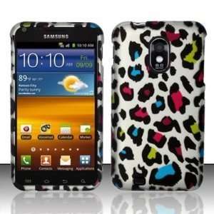  Colorful Leopard On Silver Design Protector Hard Cover 