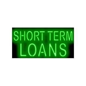  Short Term Loans Neon Sign