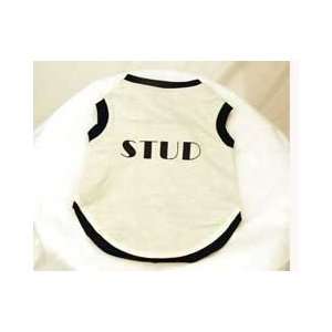  Black and White Stud Sleeveless Dog T  Shirt (XXLarge 
