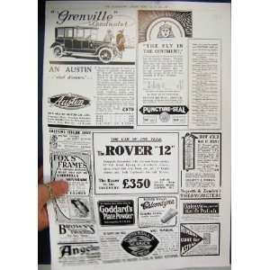  1914 Austin Motor Grenville Landaulet Rover Car Advert 