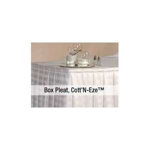 Cottn Eze 30in Box Pleat Table Skirting   2 FT