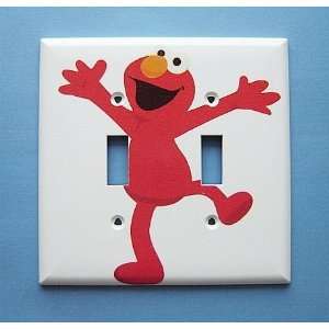 NEW Sesame Street ELMO Decorative Kids DOUBLE Light Switchplate Switch 