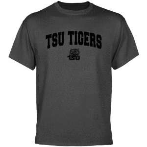   Tennessee State Tigers Charcoal Logo Arch T shirt 