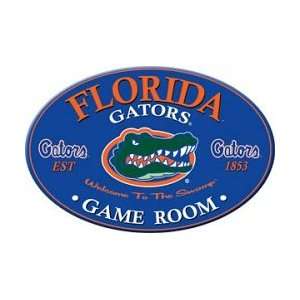    Florida Gators Oval Style Game Room Sign