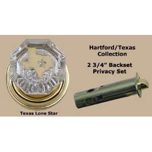  Hartford/Texas Western Door Knob, 2 3/4 Privacy Set