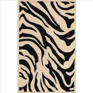 Surya Rug G 0059(2 6 x 8) Goa Zebra Print Rug Size2 6 