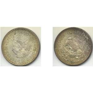  Mexico 1947 5 Pesos, KM 465 