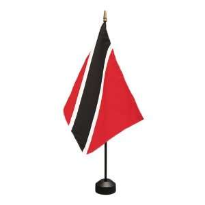  Trinidad and Tobago Flag 8X12 Inch Mounted E Gloss Patio 