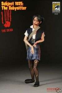 Sideshow The Dead ZOMBIE The Babysitter Black Hair MIB  