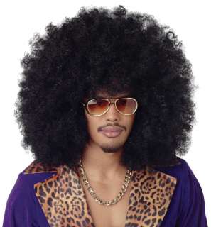 Super Pimp Daddy Jumbo Afro Curly Hair Costume Wig  