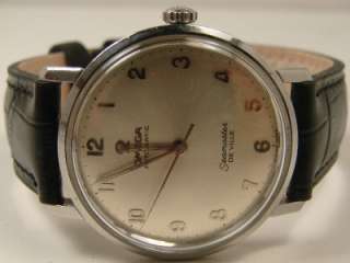 COMMENTS NICE AND CLEAN CLASSIC 1963 OMEGA SEAMASTER WRISTWATCH 