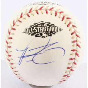 Signed Prince Fielder 2011 All Star Baseball   GAI   Autographed 