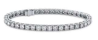 GORGEOUS CZ TENNIS BRACELET 925 Sterling Silver 7.25  