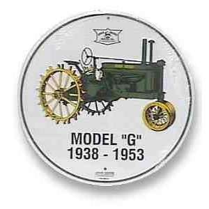  John Deere Tractor Model G Tin Sign JD CS60012 Toys 