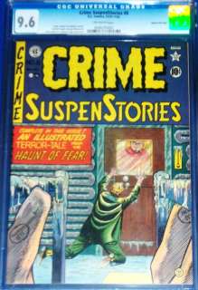 Crime SuspenStories #8 GAINES FILE COPY CGC 9.6 OW WOW  