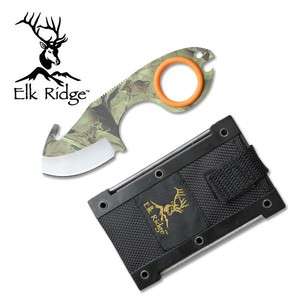 Deluxe Game Deer Elk Skinner Rite Edge O Handle ZIPPER  