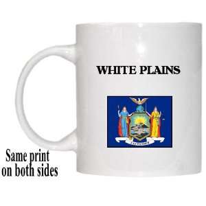  US State Flag   WHITE PLAINS, New York (NY) Mug 