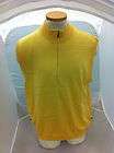 Greg Norman Golf Sweater Vest  Large *Yellow*