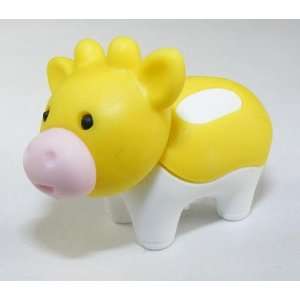  Cow Japanese Eraser, Yellow & White Feet. 2 Pack Toys 