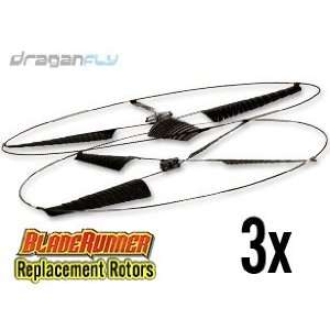   Three Sets Of BladeRunner Helicopter Replacement Rotors Toys & Games