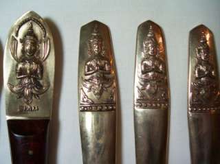 Pc.Set Solid Brass Siam Thailand Cutlery Set Knives  