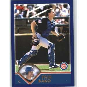  2003 Topps Traded #T39 Paul Bako   Chicago Cubs (Baseball 