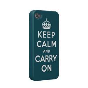  keep calm and carry on Original Iphone 4 Case Cell Phones 