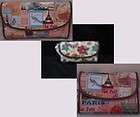   Checkbook Wallet OR Med Wallet   Paris or Love NWT U Pick Style