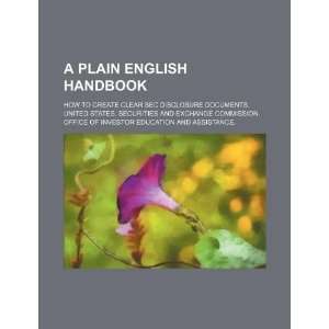 A plain English handbook how to create clear SEC 