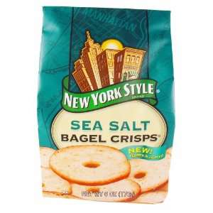  New York Style, Bagel Crsp Seasalt, 6 OZ (Pack of 12 