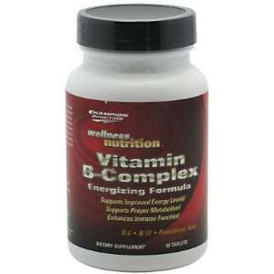  Champion Nutrition Vitamin B Complex, 60 Tablets Health 