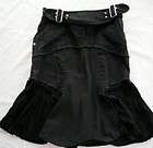 Goth Punk Rock Gothic Boho Emo Skirt by Morgan De Toi SIZE Waist 30