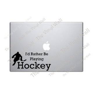   Hockey   Decal Sticker for Computer Wall Car Mac Macbook and More