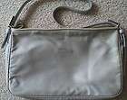 Longchamp Paris leather handbag (silver, #24408)