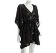 alexis black burnout fleur de lis valentina coverup dress