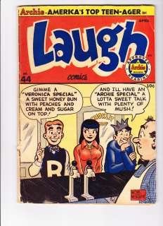 Laugh Comics 44 Archie Soda Shop Cover 1951  